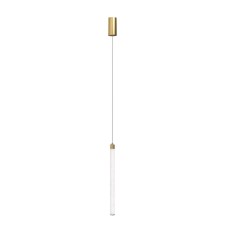Светильник подвесной Technical P022PL-L20G3K, LED, 20Вт, 3х3х95,9 см, 2120Лм, цвет золото