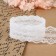 Capricon lace, 32 mm × 10 ± 1 m, white color