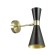 Sconces quinn 1x60W E14 bronze, black 26x12x26cm