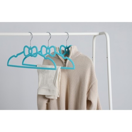 Shoulders - hangers for clothing "Bow", 33 × 20 cm, 5 pcs, Biryuzovoy color-5