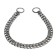 Collar - two -rowing metal nozzle, 45 cm, wire thickness 2 mm, black