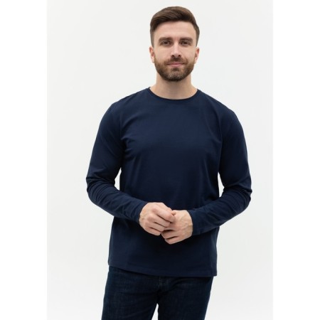 Male T-shirt, size 44, dark blue color-6