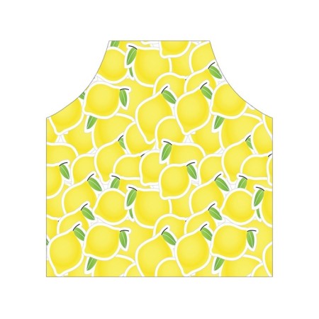Apron kitchen with a photo print "Lemon canvas", adjustable, size OS-2