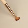 A set of makeup brushes “France”, 7 objects, a button cover, beige/brown color