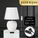 Traffic lamp with lampshade Risalux "Lumin", E14, 40 W, White, 20 × 20 × 30.5 cm