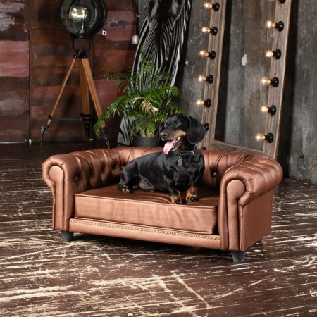 Sulperion OSCAR, 95x61x34 cm, furniture fabric, size M, brown