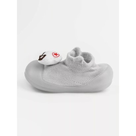 Botins-knees children's first step car with a breathing sole, size 24, color gray-4