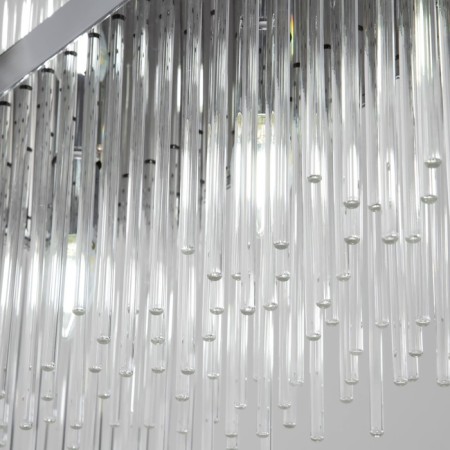 Suspended Bogate’s Allure 485/8, E14, 8x60W, 800x170 mm, chromium color-2