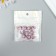 Acrylic beads "Pink flowers" mix 1,6x1.6x1.6 cm