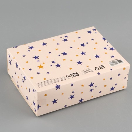Gift box, packaging, “let dreams come true”, 16.5 x 12.5 x 5 cm, without tape-4