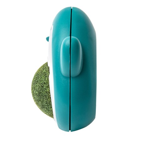 A toy for cats with a cat's mint "Penguin", 6 cm, turquoise-1