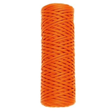Knitting cord "Classic" 100% polyester 3mm 100m (125 orange)-1