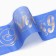 Set of ribbons "Graduate 9th grade", silk blue foil, 5pcs