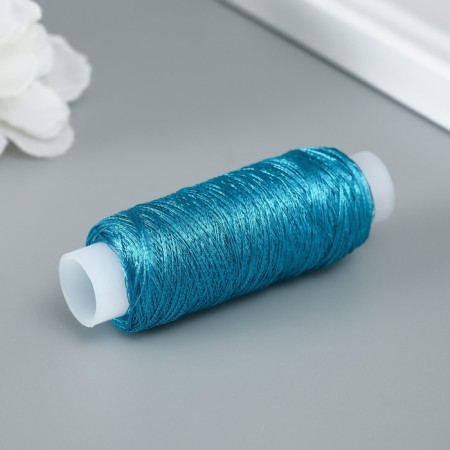 Lurex thread for creativity 200 ± 5 m, turquoise-1