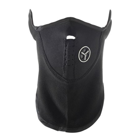 Windproof mask for a helmet with a valve, size, black-2