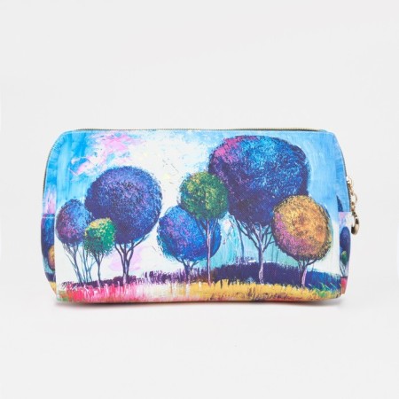 Cosmetic bag with lightning, blue/multi -colored color-1
