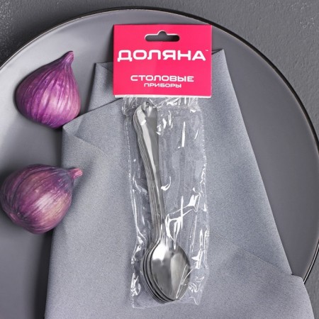 A set of spoons of tea shares "drop", 15 cm, 6 pcs-3