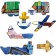 Larsen puzzle "Transport", 37 elements