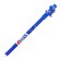 Gel handle 0.5 mm, with erased ink, blue, barcode on a piece, mix dino