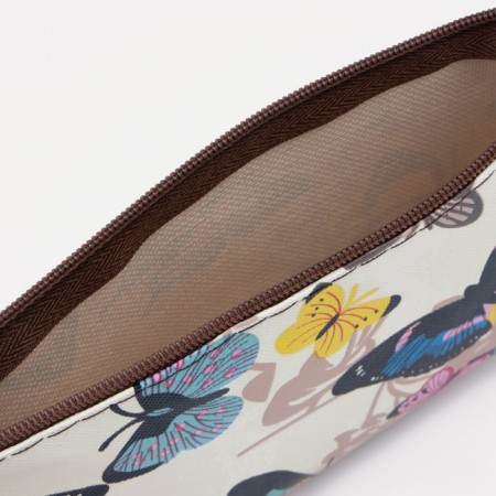Lightning cosmetic bag, beige color-2