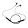 Sports headphones M6, wireless, inserts, WT 4.2, microphone, 200 mAh, black