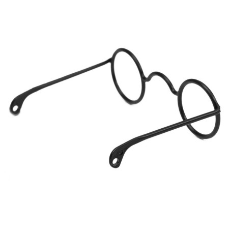 Glasses for toys, set 4 pcs, size 1 pc: 2.5 × 7 × 5.3 cm, black color-1