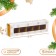 Box under 5 sweets ’golden snowflakes’, with a shell with a window, 21 x 5 x 3.3 cm