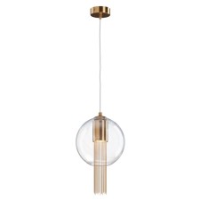 Suspension lamp Maytoni P095PL-01BZ, 1xGU10, 12W, 20x20x170.5 cm, bronze color