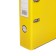 A4, 75 mm, calligrata registrar folder, PVC, embossing "lins", metallic edging, pocket for a spine, collected, yellow, mix