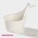 Ceramic shares "Kit", 10 × 6.5 cm, white color