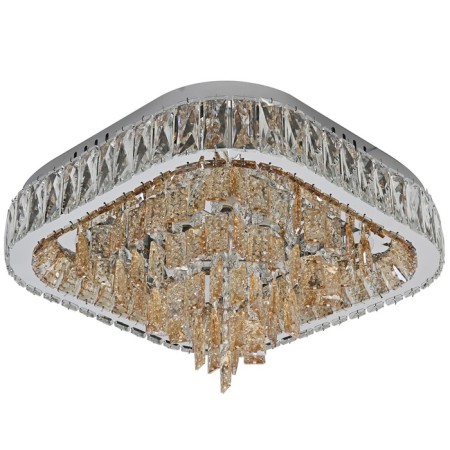 Ceiling light ESCADA, 10232/SG LED. 1x72W, LED, 6480LM, 3000/4500/6000K, 450x450x260 mm, chromium color-1