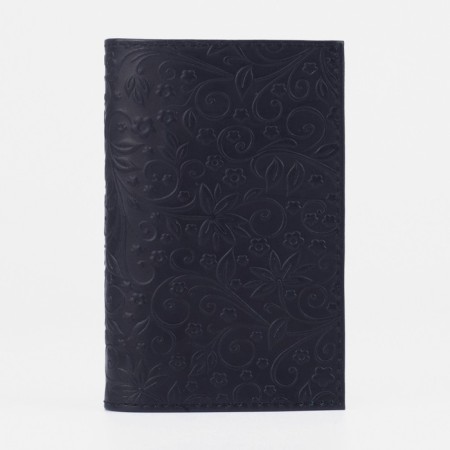 Cover for passport, black color