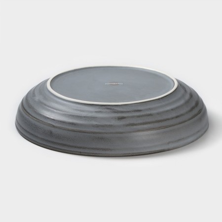 Porcelain salad Magistro Urban, 1250 ml, D = 23 cm, color gray color-2