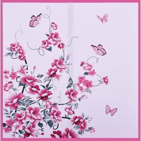 Matte flowing film, "Flower composition", 57x57 cm-2