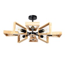 Brussels 26 cm chandelier, D 75 cm, 8x60W E27