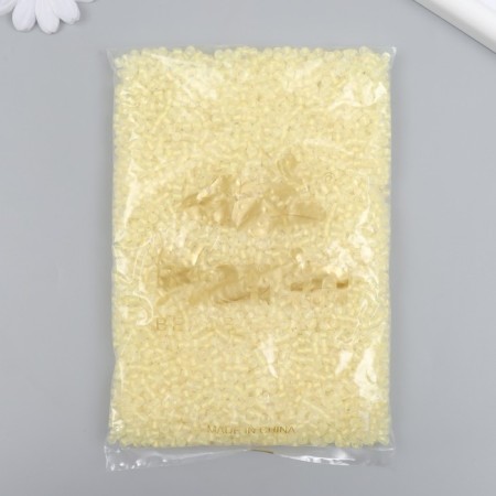 Glass beads 6/0 "cream" shines UV 450 gr.-2