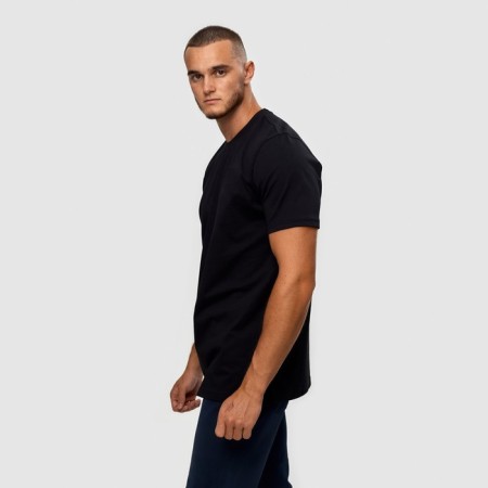 T -shirt male, black color/print mix, size 2xl-3