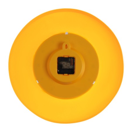 Watch Wall Round "Classics", silent, yellow rim, D-37 cm, dial 22 cm-2
