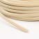 Artificial Roatan smooth 8 mm 100 m crescent (straw)