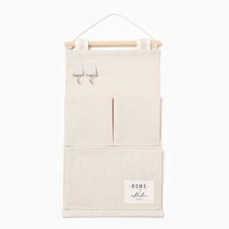 Pocket Ethel "Home", beige color, 25x46 cm, 50%HL, 50%p/e