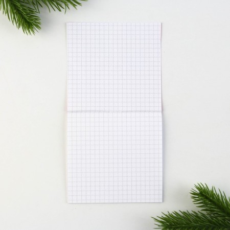 New Year. Notepad 10x10, 16 sheets "burst into the New Year"-1