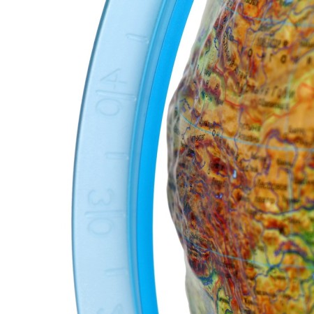 Interactive globe Physico-political embossed, diameter 250 mm, with backlighting from batteries, with glasses-2