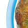 Interactive globe Physico-political embossed, diameter 250 mm, with backlighting from batteries, with glasses