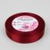 Satin tape, 20 mm × 23 ± 1 m, cherry color No. 37
