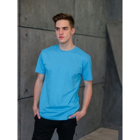 Male T -shirt, size 58, turquoise color-3