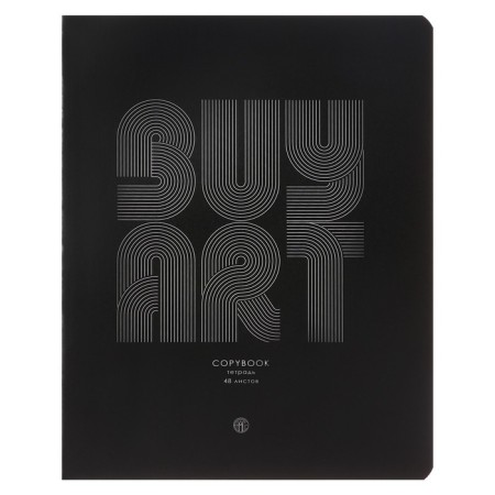 A set of notebooks of 5 pieces, 48 ​​sheets in the Calligrata Top “graphics” cage, covered cardboard, twin-lak + selective UV-lax, block offset-7