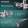 Bath mixer Zein Z4327, Kran-Box 1/2, pour 30 cm, with a shower set, chrome