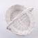 A set of baskets of 3 pcs, 43x33x17/40 cm, white, willow