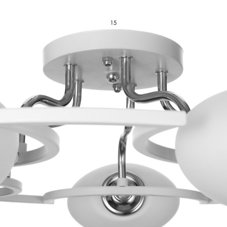 Chandelier 2781/5 E27 40W Belo-chromium 55x55x25 cm Bayerlux-5