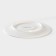 Porcelain saucer Magistro srotone, d = 15.5 cm, white color